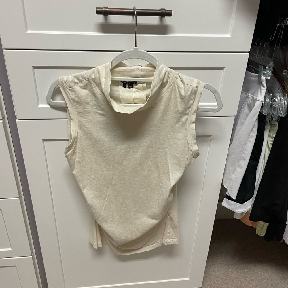 Tank top with turtleneck